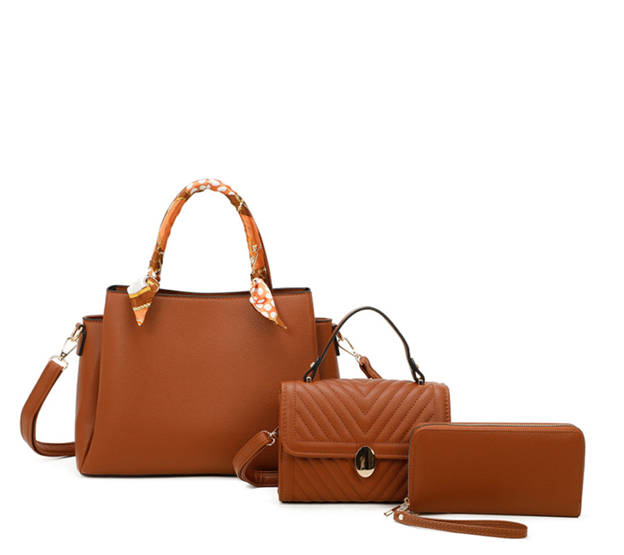 Three in One Satchel Bag Set