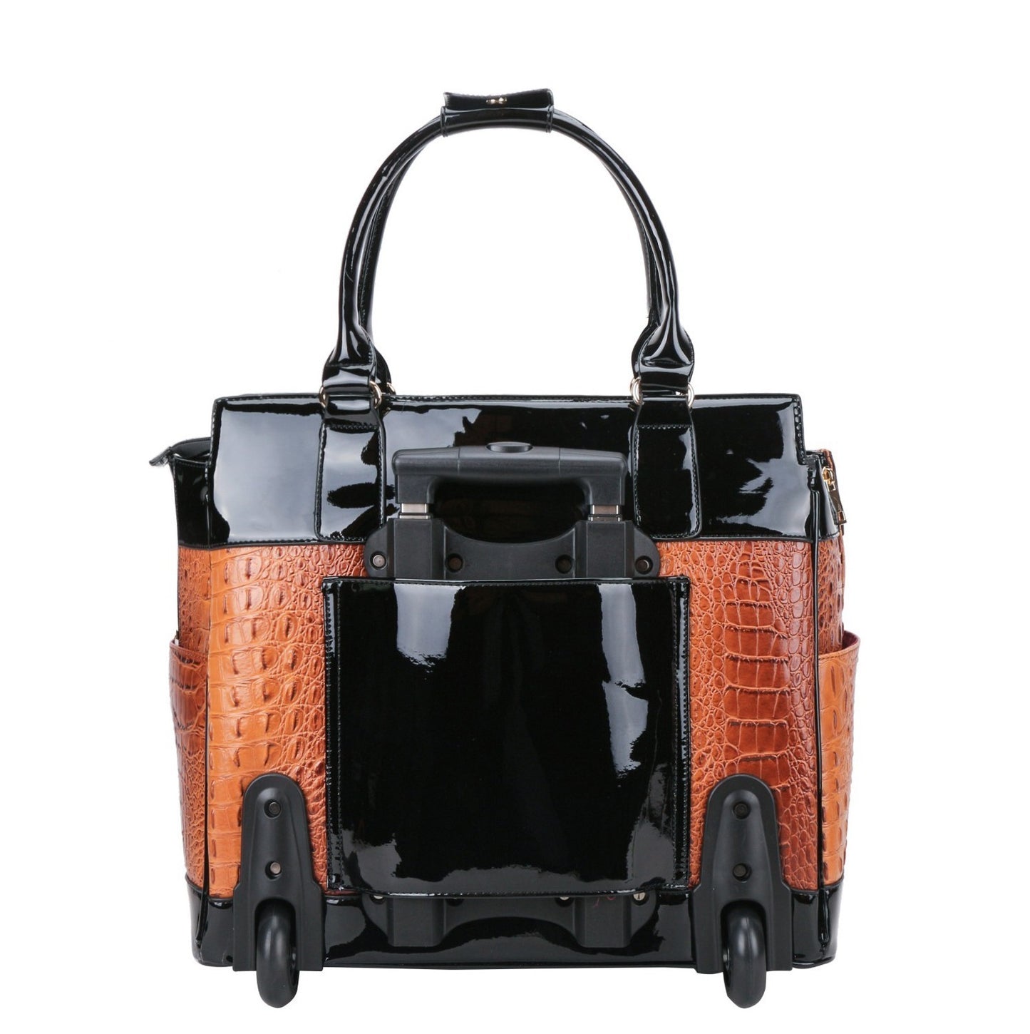 Crocodile Print Carry-on Bag(with wheels)